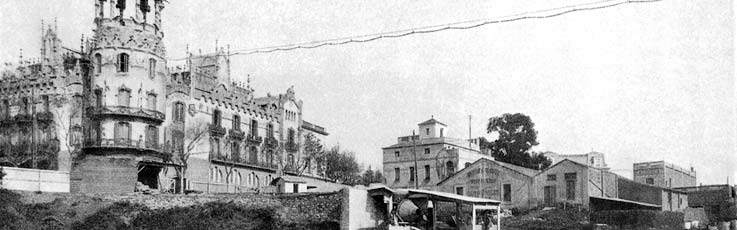 Enlace de la calle Balmes con la de Víctor Hugo (Barcelona)