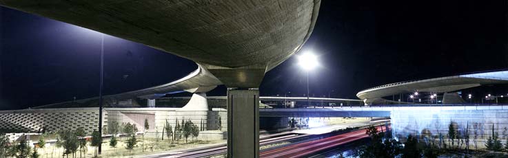 Feeder road of M-40 ring road (Madrid)