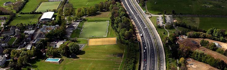 M-50 motorway in Dublin (Ireland)