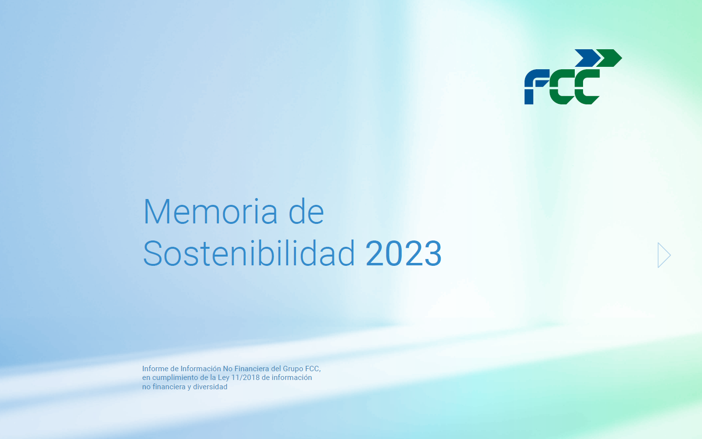 Memoria de Sostenibilidad Grupo FCC 2023